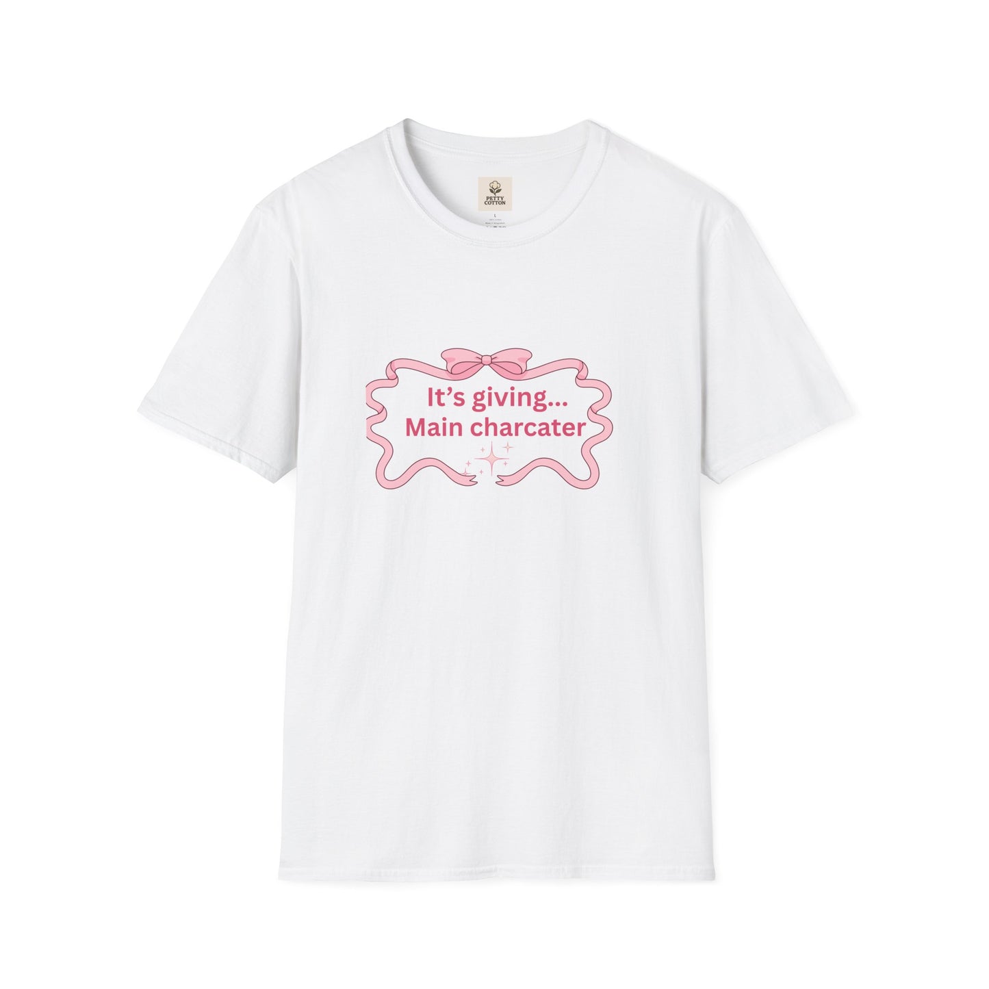 It's giving... main character Womens tshirt