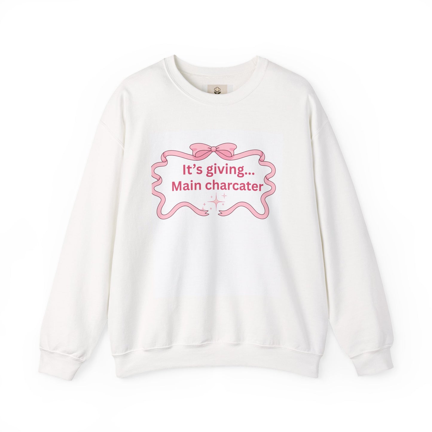 Its giving... main character Womens crewneck