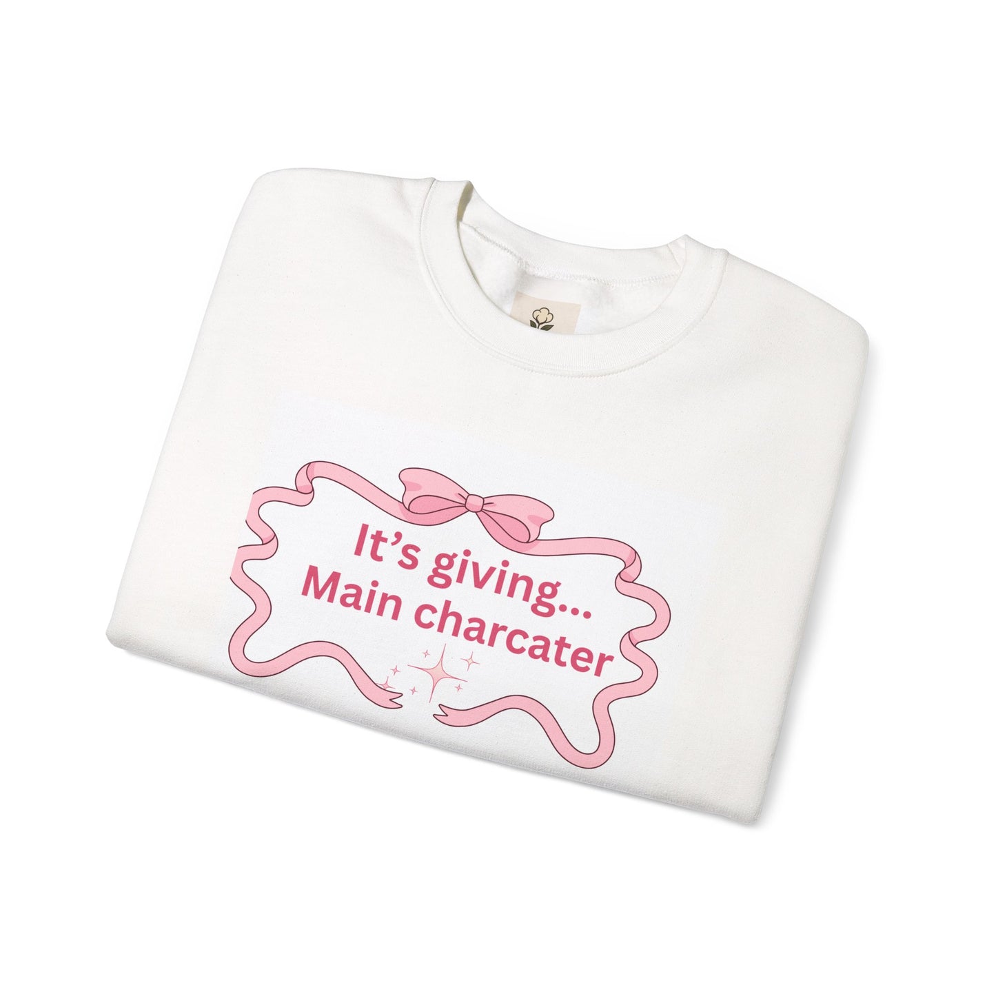 Its giving... main character Womens crewneck