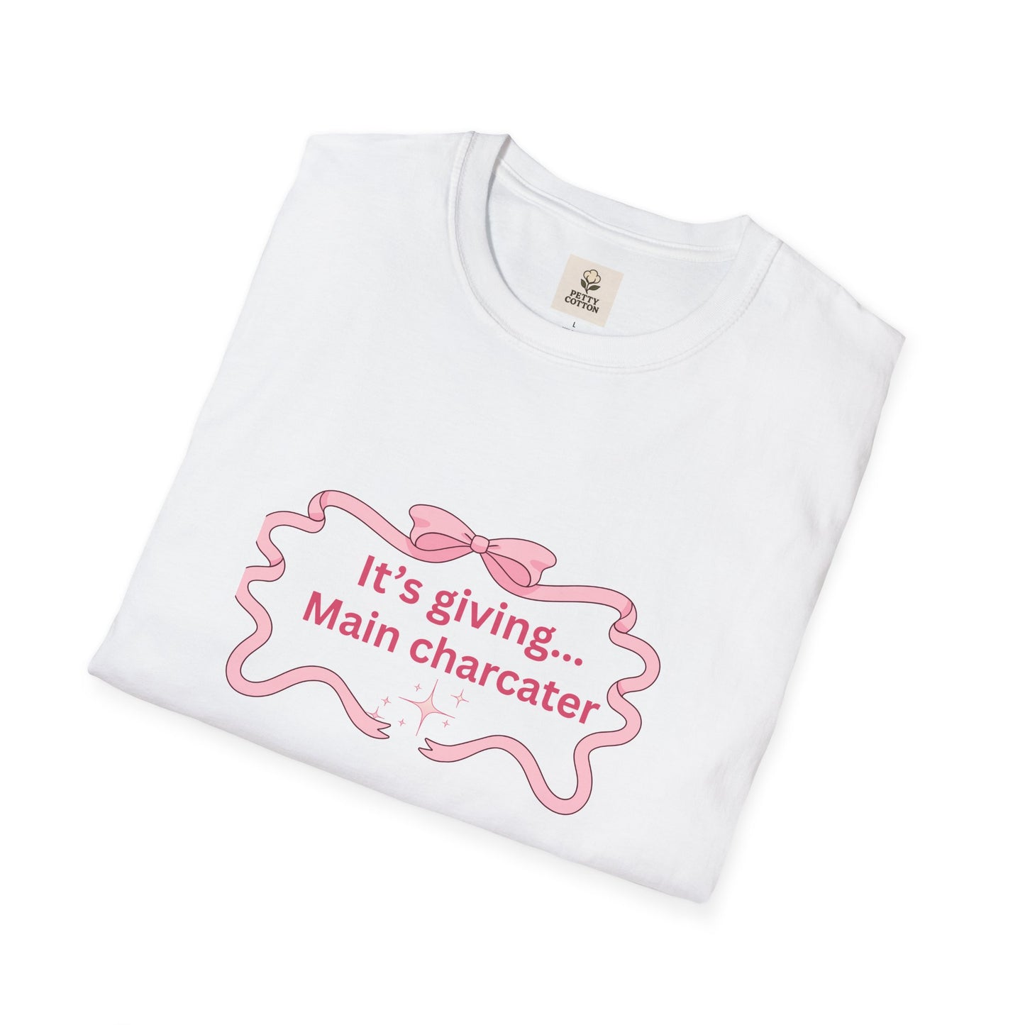 It's giving... main character Womens tshirt