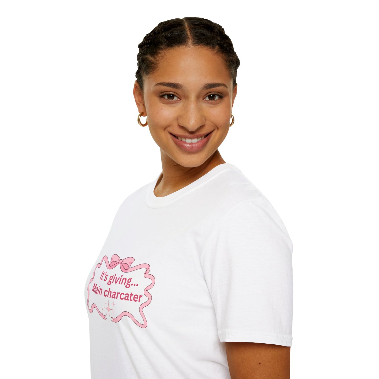It's giving... main character Womens tshirt